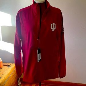 NWT Women’s Adidas 1/2 zip red jacket